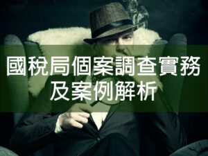 (斜槓)國稅局個案調查實務及案例解析  蘇仁偉會計師