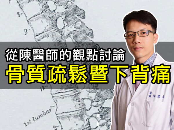 從陳醫師的觀點討論骨質疏鬆暨下背痛